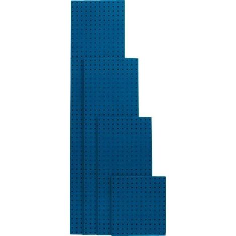 Plaque perforée 495x457 mm bleu RAL 5010 (1/2)