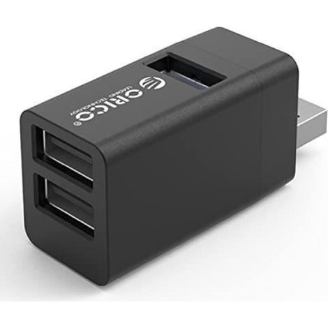 MINI HUB USB 3.1 3 PORTS SANS CÂBLE ALUMINIUM
