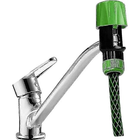 Adaptateur de raccordement rapide pour tuyau d'arrosage de jardin et de cuisine, adaptateur universel pour robinet de cuisine, raccord Boris (1/2)