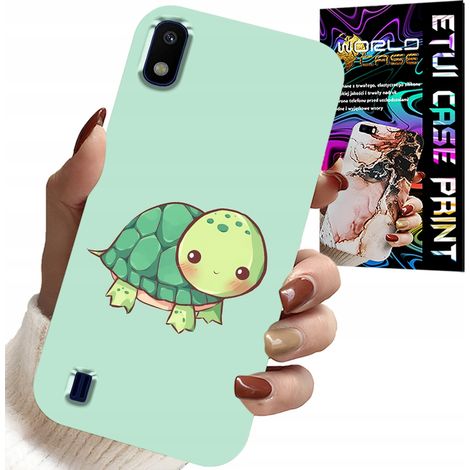 Coque pour Samsung A10 - Motifs tortues mignons pour enfants + verre (1/5)