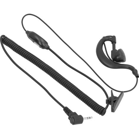 1-Pin-Walkie-Talkie-Ohrhörer (GShape ClipEar) für T6200C und T5428 2-Wege-Funkgeräte (1/5)