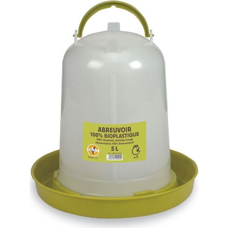 Abreuvoir 5 L en plastique végétal CHICK'A (1/4)