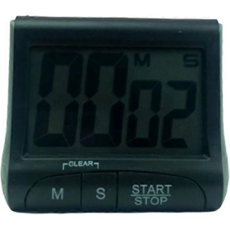 Minuteur électronique de cuisine avec grand écran, rappel pratique pour la maison (noir)-87cm-Black