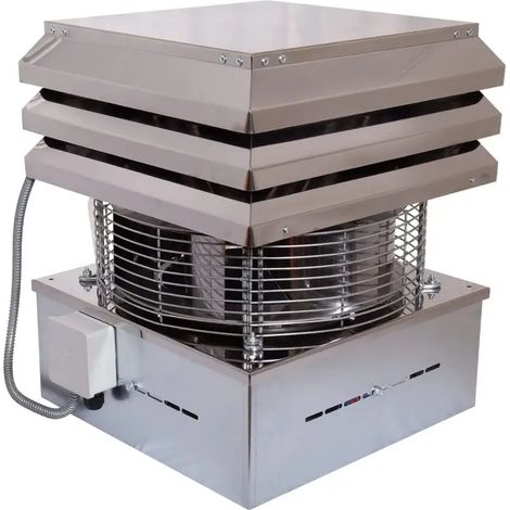 ASPIRATORE PER CAMINO In ACCIAIO Professionale Aspirafumo Elettrico Tiracamino Tirafumo Fumaiolo Comignolo Per Caminetto O Bbq