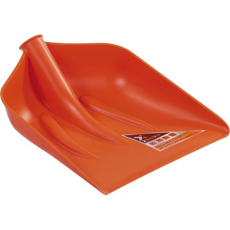 Badile pala per neve e granaglie KD35 BRIXO - Con lamina (1/4)