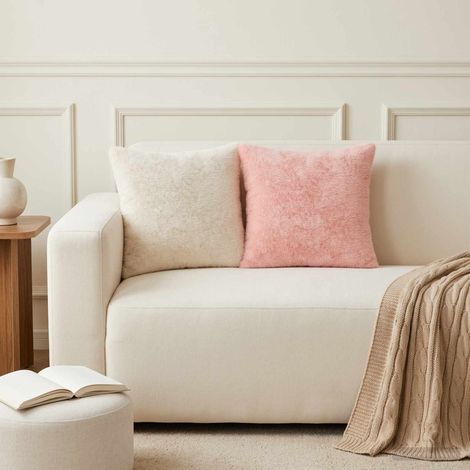 Housse de coussin 2 pc HEERLEN Rose 40 x 40 cm (1/5)