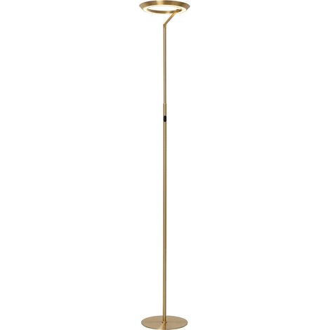 Lucide CELESTE - Stehlampe - Ø 28 cm - LED Dim. - 1x21W 2700K - Mattes Gold / Messing (1/5)
