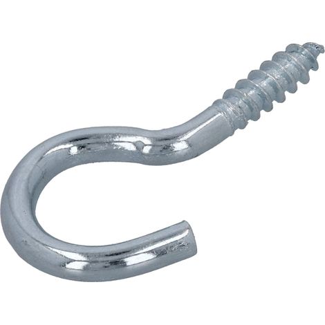Suki Schraubhaken gebogen 40 x 3,0 x 15 x 9 mm, verzinkt K25