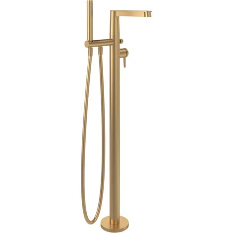 Robinet de baignoire à levier unique Conum 252x876x259mm Or brossé (1/3)