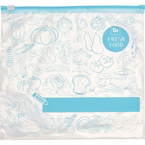 EXCELLENT bolsas cierre zip 3 litros caja 10 , Caja 10 bolsas cremallera 3 litrosBolsas para mantener fresca la comida15 piezas por paqueteCapacidad 3 litroResellab (1/2)
