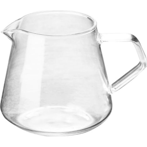Cafetière en verre Healeved 650 ml avec couvercle , bouilloire résistant à la chaleur pour le thé et