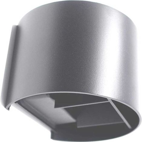 Applique da parete grigio 28 led 12 watt per esterno ip55 luce fredda 6500k lampada doppia emissione UP & DOWN (1/3)