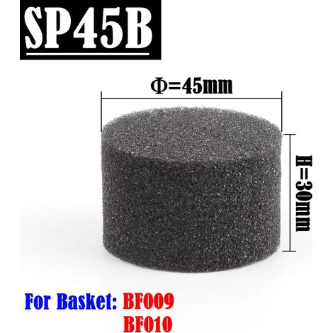 (SP45-Noir-Q50) 50 éponges hydroponiques de qualité supérieure pour la culture hors-sol de fleurs et de légumes en intérieur, pour la culture en paniers hydroponiques. (1/4)
