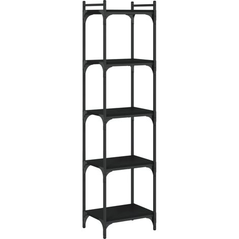 Maison Exclusive - Bücherregal 5 Böden Schwarz 40x30x154 cm Holzw