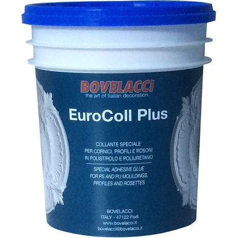 COLLANTE PER POLISTIROLO Eurocoll Plus - Kg. 1,8 barattolo - BOVELACCI