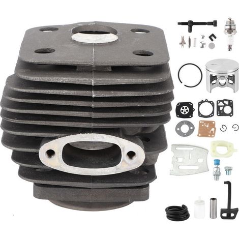 Kit Cylindre & Piston 54mm - Compatible Husqvarna 288XP/181/281/288 - Zinc Alloy - Set de 28 Pièces