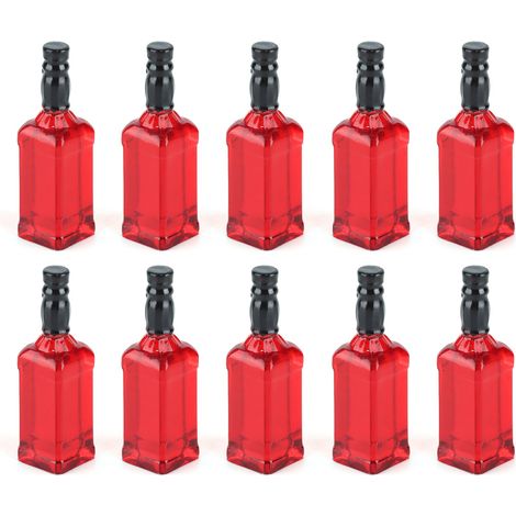 Bouteilles de vin miniatures pour maison de poupée, modèles en résine, jolis pendentifs, accessoires de photographie (1/5)