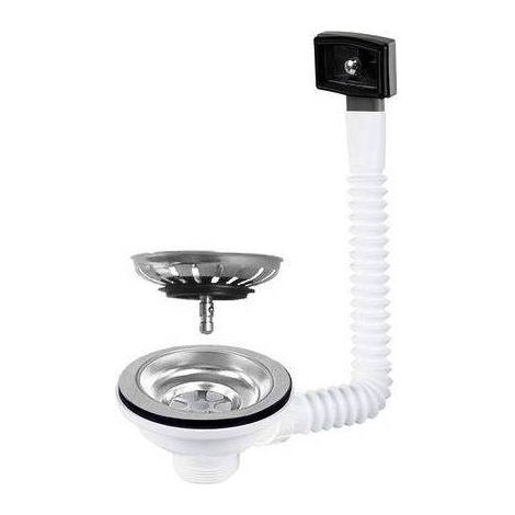 PILETTA LAVELLO CESTELLO ASPORTABILE CON TROPPO PIENO Misura: 1"1/2 D.115 CTP Tondo