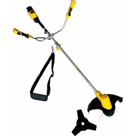 Nemura – Débroussailleuse électrique filaire 20V – 300mm double fil – 255mm lame – Moteur Brushless – Vitesse de coupe 7500 tr/min