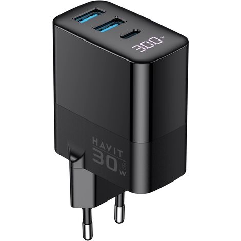 Havit USB-A1+USB-A2+USB-C UCLE001 EU (1/5)