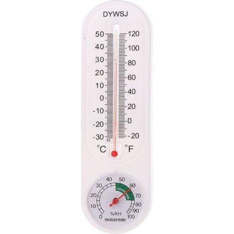 Thermomètre et hygromètre mural pour intérieur et extérieur, enregistreur de température pour jardin et bureau (1/5)