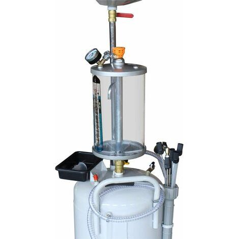 Varan Motors – Récupérateur d'huile de vidange pneumatique NEOLD16 – 80L – Bac de collecte 20L – Vidange par aspiration et gravité – Pour ateliers auto