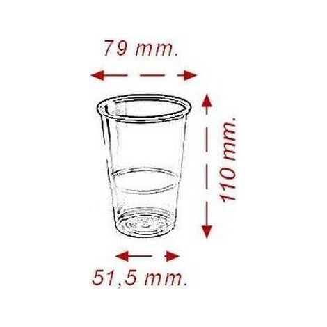 NUP Pack 50 Vasos PP TRANSP.330CC 0760