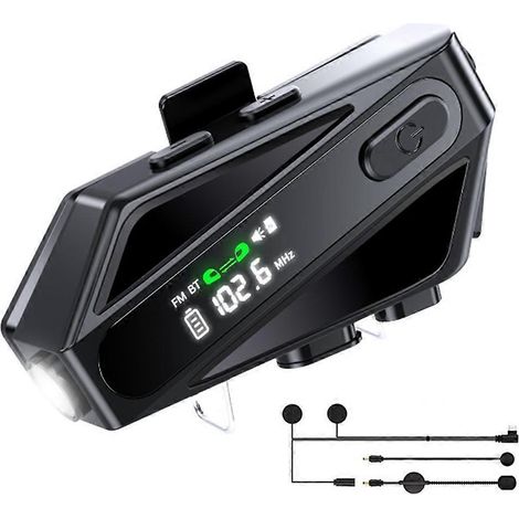 Bluetooth-Headset für Motorradhelme mit 2 Mikrofontypen