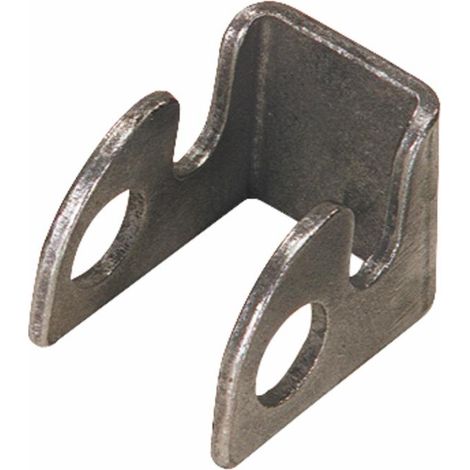 Supporto forato stretto per cerniera Ø 23mm (1/2)
