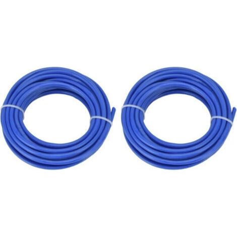 Stück 4,0 mm runde Schneidfäden für Freischneider, 5 m, blau - (1/5)