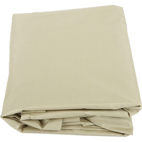 Gartenhof Outdoor Wasserdichter Polyester-Taft Dreisitzer-Schaukelstuhl Hängematte Sitzkissenbezug Kissenbezug 1505010CM (Beige) (1/5)