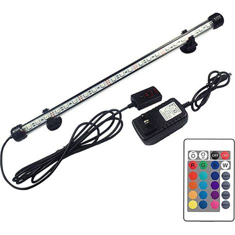 Lampe à bulles étanche pour aquarium LED (lampe à bulles télécommandée de 39 cm) (1/5)