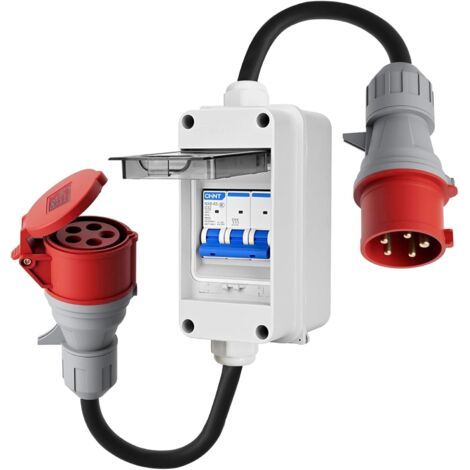 Adaptateur CEE 32 A vers 16 A avec disjoncteur (1/5)