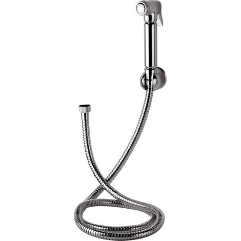 Set relax - doccetta bidet - con doccia a pulsante, flessibile e supporto lux (1/2)