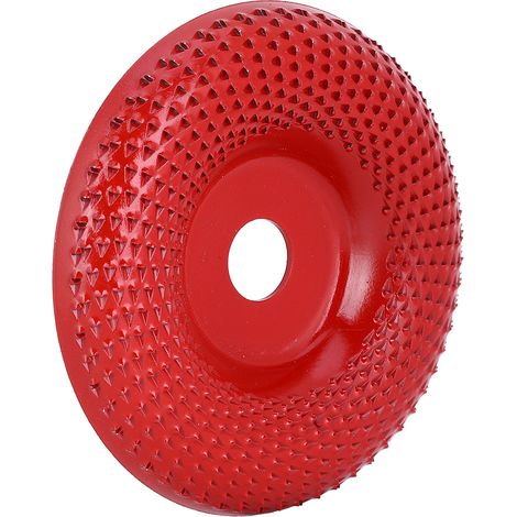 Disque à polir en acier pour le travail du bois, accessoires pour outils électriques, quincaillerie, disque à sculpter les racines incurvées rouge E1-533 (1/5)