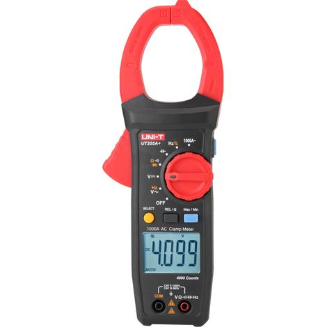 UT205A+ Stromzange + 4099-stelliges Multimeter, 1000 V, 1000 A, Widerstand, Frequenz, Kapazität