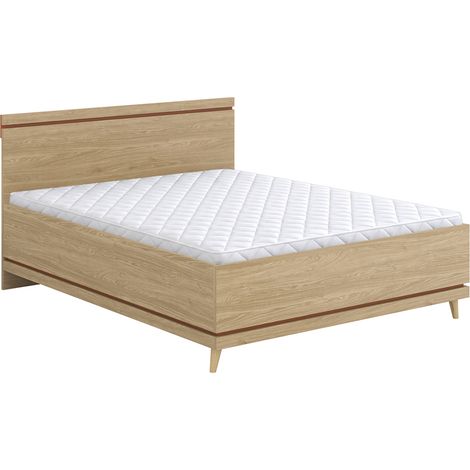 Cama 160x200 somier incluido Sandy Madera (1/4)