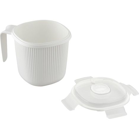 Chauffe-Lait et Soupe, Micro-Ondes, sans BPA, 0,7 L, Blanc (1/5)