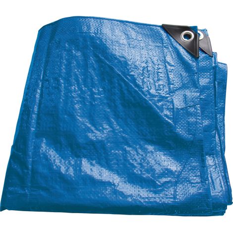 Heavy-Duty 5m x 8m Polyethylene Tarpaulin by Draper – Waterproof, Weather-Resistant Canvas for Covering, Camping, and Outdoor Protection (1/5)