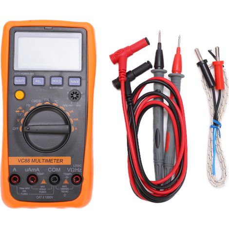Multimetro VC88 Test di livello logico 1000V/20A Gamma automatica portatile per lo sviluppo di circuiti integrati di riparazione di circuiti
