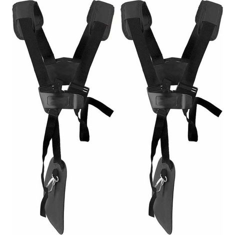 Pack Universal Brush Cutter Belt - Professional Brush Cutter Trimmer Harness Strap for STIHL, Honda Brush Cutter.Etc.（Black） MUMU