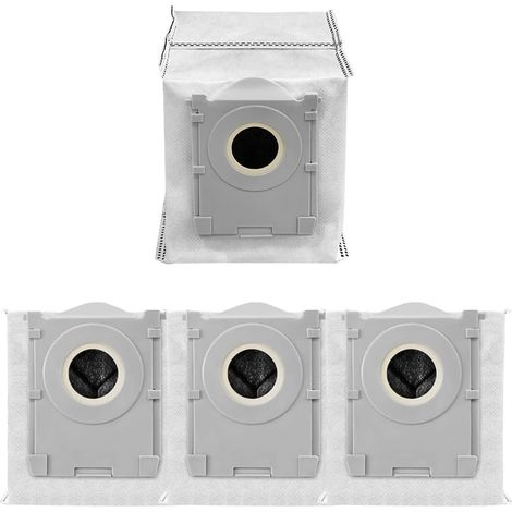 Sac à poussière pour aspirateur pour robot Mini, filtre ultra-fin 3,5 L Station de vidage automatique, installation facile (lot de 4) (1/5)