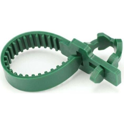 10 pièces 24 cm robuste en caoutchouc souple plante arbre sangles réglable emboîtement jardin attaches pour arbuste Rose plante arbre Support (1/4)