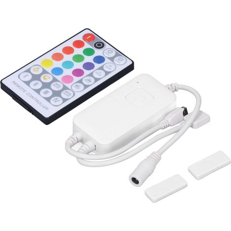 Intelligenter WLAN-LED-Controller für RGB-Lichtleisten mit 28-Tasten-Infrarotfernbedienung für Heimbar/Karaoke-Anlage (1/5)