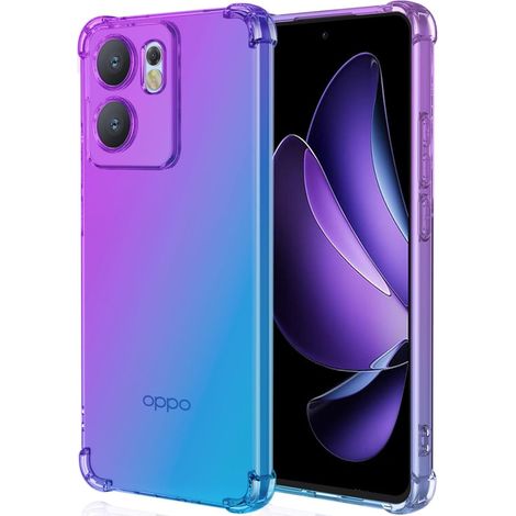 Fallfeste Schutzhülle mit Farbverlauf für Oppo Reno 13F / Oppo Reno 13FS, Lila / Blau (1/5)