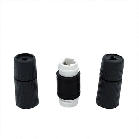 Six coupleurs RJ45 étanches, connecteurs femelles CAT6/CAT5e/CAT5, rallonge de câble Ethernet LAN à 8 broches, adaptée à une utilisation en extérieur. (1/5)