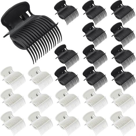 24 pinces à bigoudis chauffantes, pinces à bigoudis, pinces de rechange pour cheveux de femmes et filles (1/5)