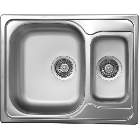 Novaservis Lavelli - Lavello 49x62 cm con troppopieno, acciaio inox DR49/62
