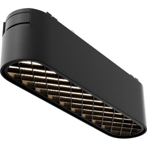 Spot rail noir linéaire grille LED 6W 4000K Maytoni (1/5)