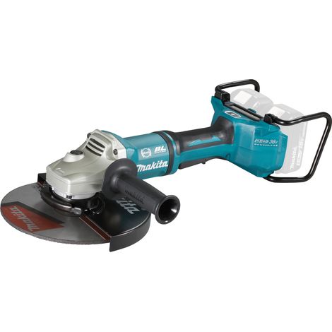 Makita Akku-Winkelschleifer DGA901ZKU2, 2x18V / 230 mm ohne Akku und Ladegerät